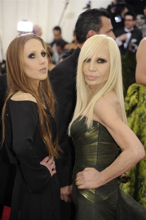 daughter donatella versace|donatella versace children.